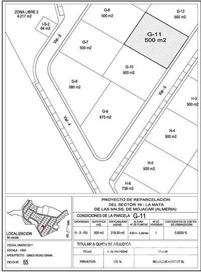 VIP7683: Terrain à vendre en Mojacar Playa, Almería