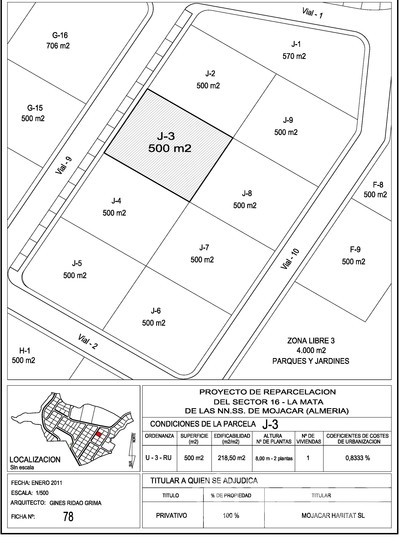 VIP7683: Terrain à vendre en Mojacar Playa, Almería