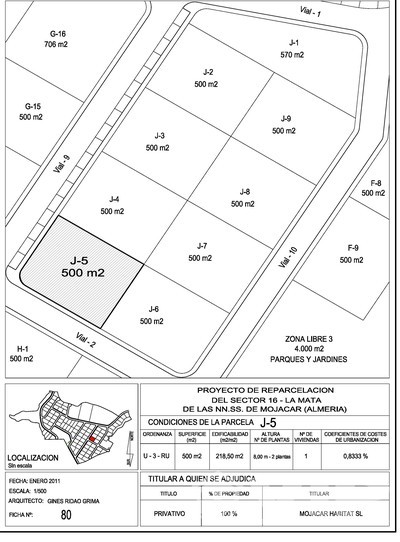 VIP7683: Land for Sale in Mojacar Playa, Almería