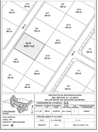 VIP7683: Terrain à vendre en Mojacar Playa, Almería