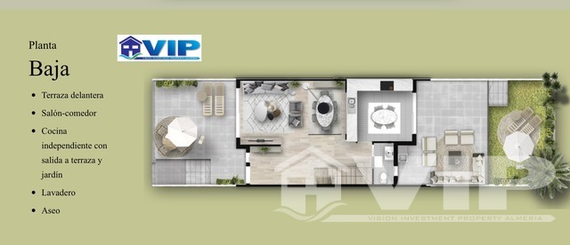 VIP7695: Maison de Ville à vendre en Mojacar Playa, Almería