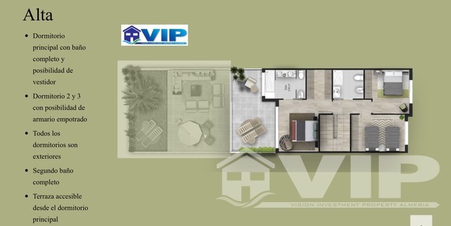 VIP7695: Maison de Ville à vendre en Mojacar Playa, Almería