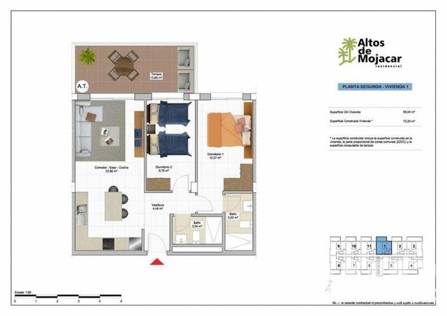 VIP8087: Appartement te koop in Mojacar Playa, Almería