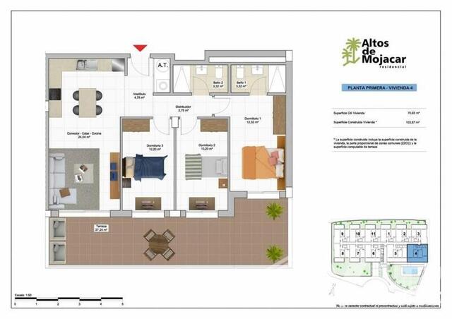 VIP8087: Appartement à vendre en Mojacar Playa, Almería
