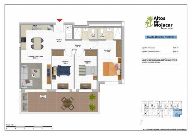VIP8088: Appartement à vendre en Mojacar Playa, Almería